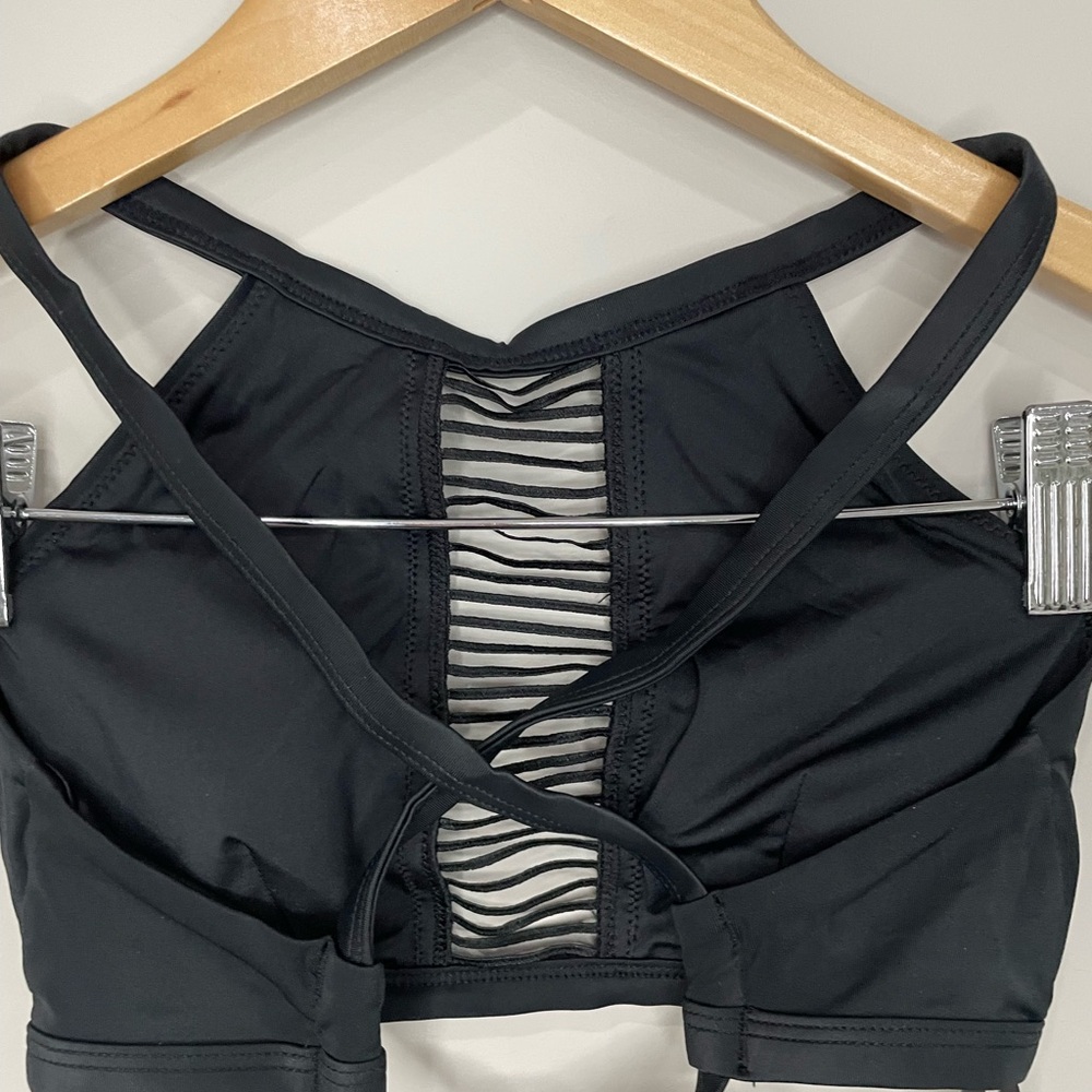 Adore Me NWT black halter cages bikini top XS - Picture 8 of 8